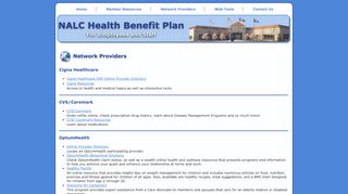 
                            8. NALC Health Benefit Plan for Employees and Staff