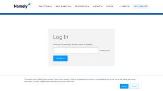 
                            8. Namely Login | HRIS Platform & Full Service HR | Namely