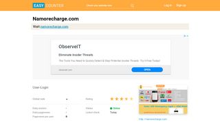 
                            5. Namorecharge.com: User-Login - Easy Counter