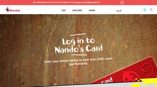 
                            4. Nando's Card Log In | Card | Nando's
