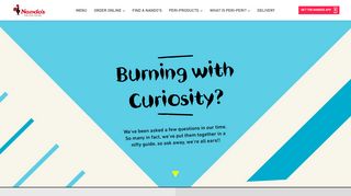 
                            9. Nando’s FAQs | Burning with curiosity?
