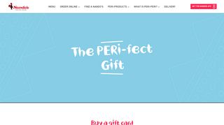 
                            4. Nando's | Nando's Gift Card | The PERI-fect gift
