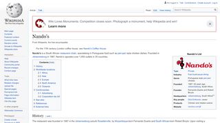 
                            7. Nando's - Wikipedia
