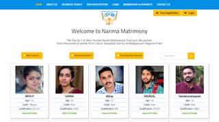 
                            2. Nanma Matrimony - Calicut Matrimony|Matrimonial in Kerala