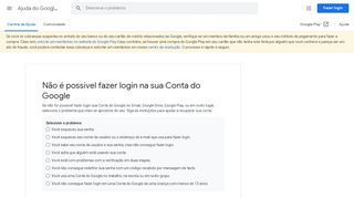 
                            5. Não é possível fazer login na sua Conta do Google - Ajuda ...