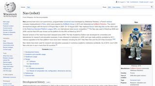 
                            5. Nao (robot) - Wikipedia