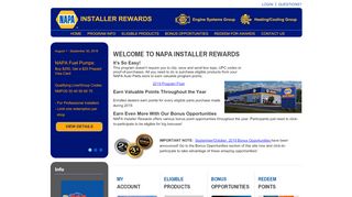 
                            1. NAPA Installer Rewards