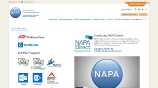 
                            1. NAPA Members - North American Partners in Anesthesia (NAPA)