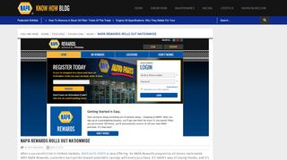 
                            6. NAPA Rewards Rolls Out Nationwide - NAPA Know How Blog