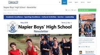 
                            9. Napier Boys' High School - Newsletter - ReadkonG.com