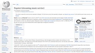 
                            1. Napster (streaming music service) - Wikipedia
