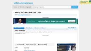 
                            7. naqelexpress.com at Website Informer. Naqel. Visit Naqel ...