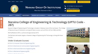 
                            7. Naraina College of Engineering and Technology