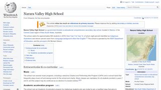 
                            4. Narara Valley High School - Wikipedia