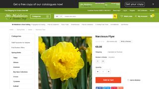 
                            1. Narcissus Flyer - Mr Middleton Garden Shop