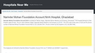 
                            7. Narinder Mohan Foundation Account Nmh …