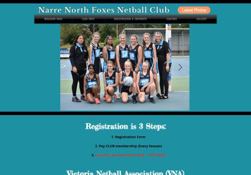 
                            9. Narre North Foxe Netball Club | VNA Fees