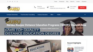 
                            5. Narsee Monjee Distance Education Programs | NMIMS Student …