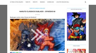 
                            11. Naruto Clássico Dublado – Episódio 60 - Naruto Online