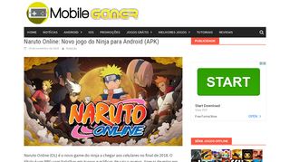 
                            4. Naruto Online: Novo jogo do Ninja para Android (APK ...