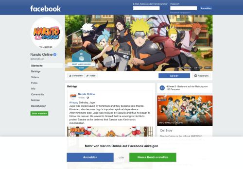 
                            6. Naruto Online - Startseite | Facebook