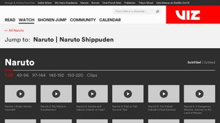 
                            4. Naruto Shippuden - VIZ | Watch Naruto Episodes for Free