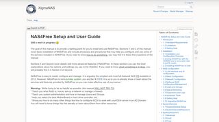 
                            2. NAS4Free Setup and User Guide - XigmaNAS