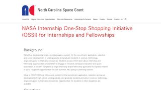 
                            6. NASA Internship One-Stop Shopping Initiative (OSSI) for Internships ...