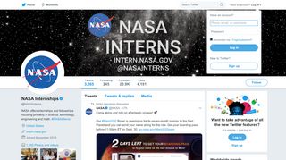 
                            7. NASA Internships (@NASAInterns) | Twitter