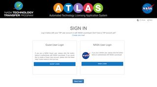
                            5. NASA License Application: Login