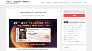 
                            8. Nasa Mission To Mars Sign Up - Pictures Collection Of …