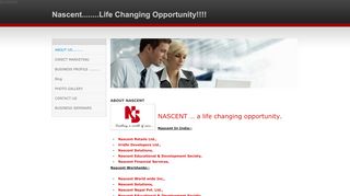
                            5. Nascent........Life Changing Opportunity!!!! - ABOUT US