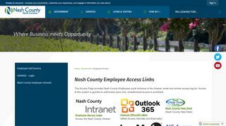 
                            5. Nash County Employee Access Links | Nash County, NC - Official ...