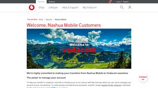 
                            5. Nashua Mobile Customers | Vodacom