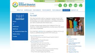 
                            9. Nashua School District - For Staff