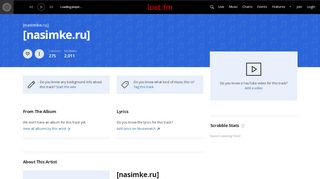 
                            3. [nasimke.ru] — [nasimke.ru] | Last.fm