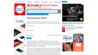 
                            11. NASPA members login | Scrabble application