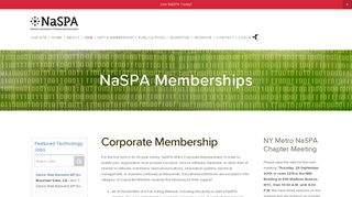 
                            8. NaSPA Memberships — NASPA