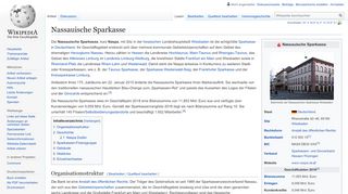
                            4. Nassauische Sparkasse – Wikipedia