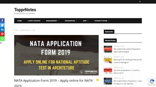 
                            6. NATA Application Form 2019 - Apply online for NATA 2019 ...