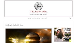 
                            1. Natal Jupiter in the 8th House • The Astro Codex