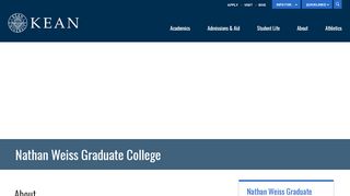 
                            6. Nathan Weiss Graduate College | Kean University