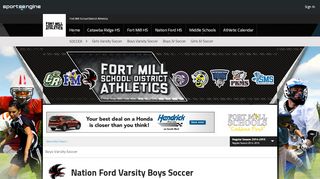 
                            6. Nation Ford Varsity Boys Soccer - Fort Mill School District Athletics