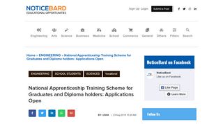 
                            10. National Apprenticeship Training Scheme for …