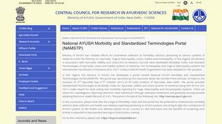 
                            3. National AYUSH Morbidity and Standardized Terminologies Portal ...