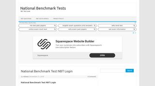 
                            7. National Benchmark Test NBT Login - nbttest.co.za