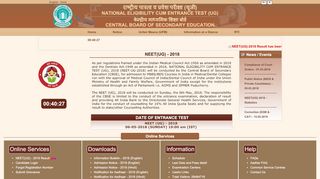 
                            2. NATIONAL ELIGIBILITY CUM ENTRANCE TEST - NEET (UG ...