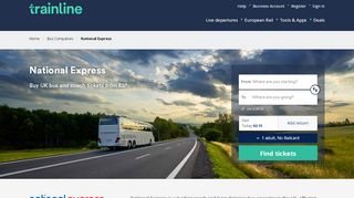 
                            9. National Express Coach and Bus Tickets | Trainline