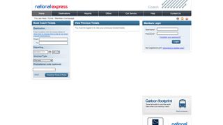 
                            2. National Express // Members homepage