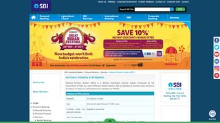 
                            9. National Pension System NPS - SBI Corporate Website